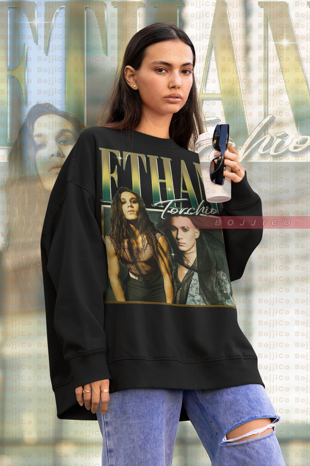 Ethan Torchio Retro Shirt - Homage Tshirt for Maneskin Fans