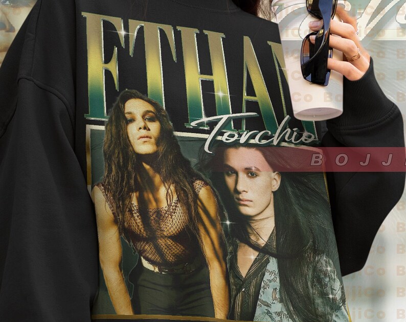 Ethan Torchio Retro Shirt - Homage Tshirt for Maneskin Fans - Image 2