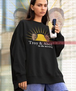 Fan Merch Troy and Abed In The Morning Sweatshirt - Community Tv Series Homage