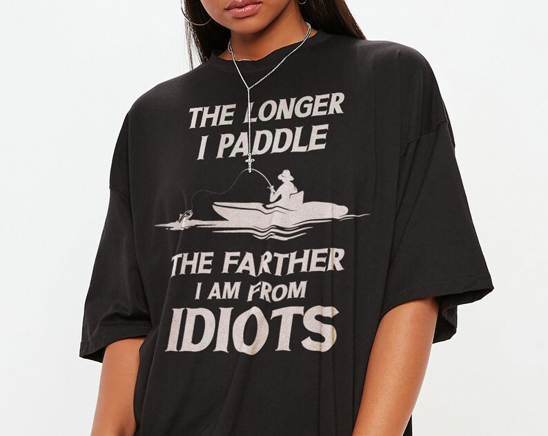 Fishing Tee for Men, Paddler Fishing T-Shirt, Funny Fisherman Shirt, Hooker on the Weekends, Gift for Fans - Image 2
