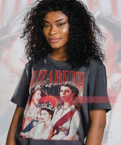 Forever Queen Elizabeth Homage Tee, Vintage Retro 90s Sweater, Fan Gift