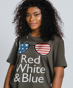 Fourth of July USA Flag Tee, Independence Day Patriotic Gift Shirt