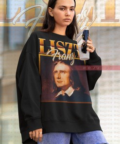 Franz Liszt Pianist Sweatshirt - Classical Music Artist Vintage Tee for Fans