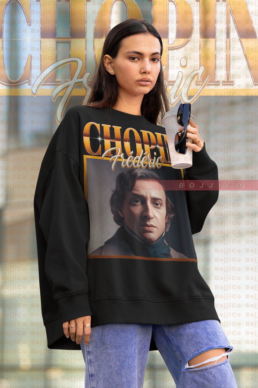 Frederic Chopin Pianist Sweatshirt - Legend Classical Music Artist Homage Shirt