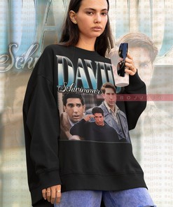 Friends TV Show Ross Geller Sweatshirt - Retro Homage Sweater for Fans of David Schwimmer