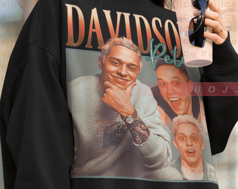 Funny Comedian Pete Davidson Homage Sweatshirt, Davidson Pete Retro Tee Shirt Gift for Fans - Image 2