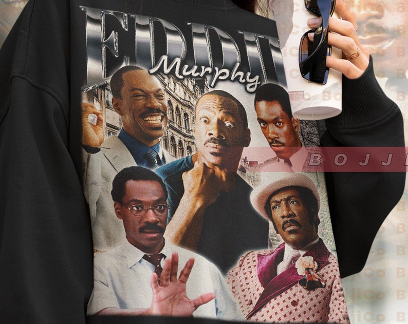Funny Eddie Murphy T-Shirt Sweatshirt, American Actor Comedian Fan Tee - Image 2