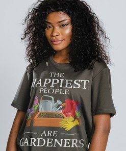 Funny Gardening Shirts - Happiest People Gardener T-Shirt Gift