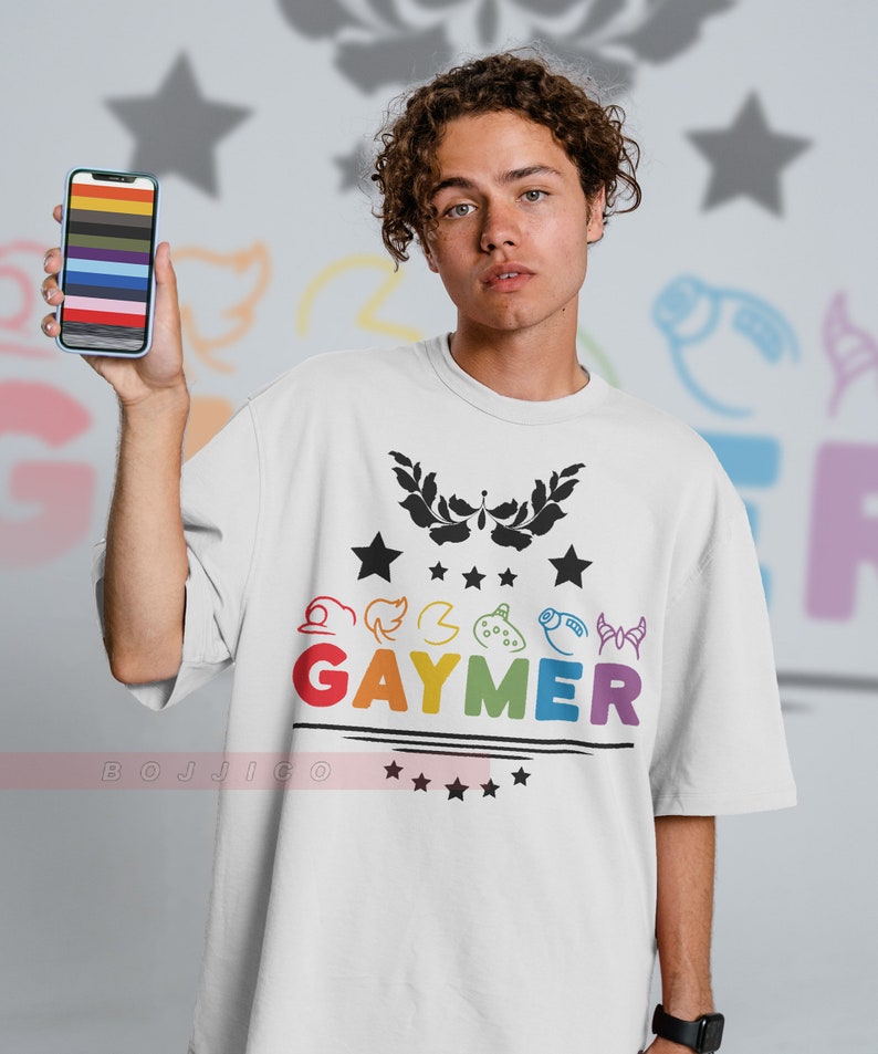 GAYMER Pride Months Tee, Funny LGBT Unisex Shirt Gift for Fans - Image 3