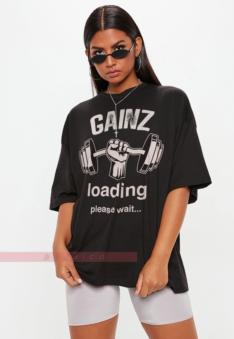 Gainz Loading Weightlifting Unisex Tee, Weightlifter Gift for Fans - Image 3