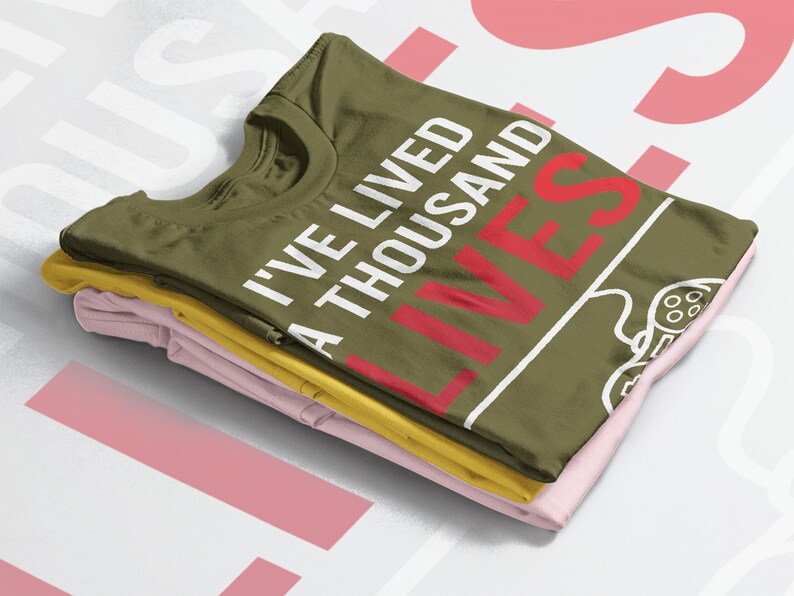 Game Gift & Gaming Shirt, Thousand Lives Unisex Tee for Fans - Image 4