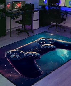 Game Room Carpet - Personalized Game Controller Area Rugs - Suitable for Home Decoration