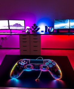 Game Room Rug for Kids Room - Personalize with Your Name or Quotes - Suitable for Home Decoration