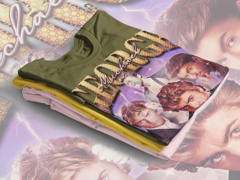 George Michael Vintage Careless Whisperer Homage Tee for Fans - Image 4