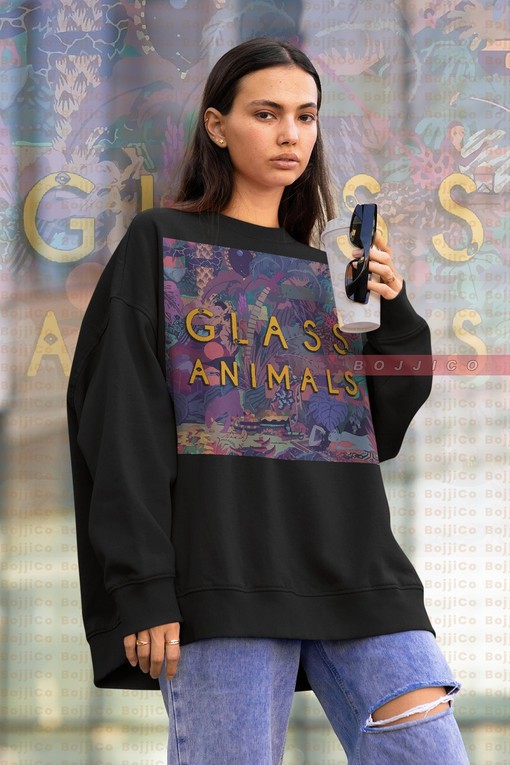Glass Animals Heatwave Sweater - Retro 90s Album Merch for Fans