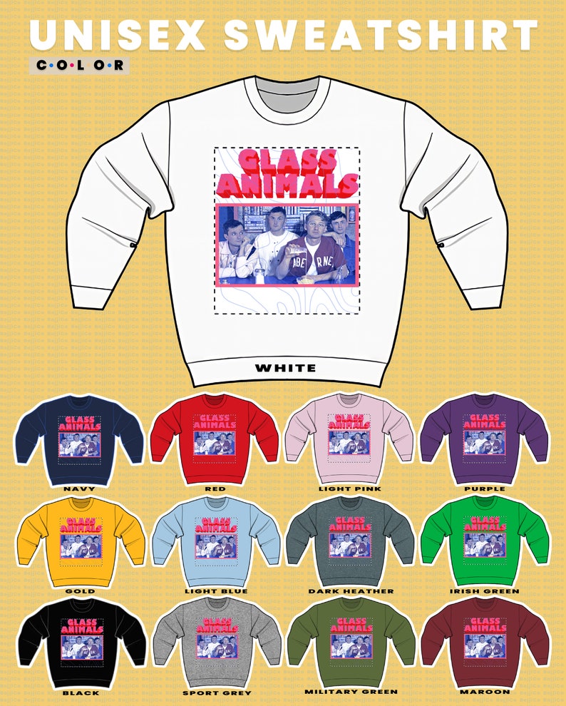 Glass Animals Viral Sweater - Heat Waves Retro 90s Tees for Fans - Image 3