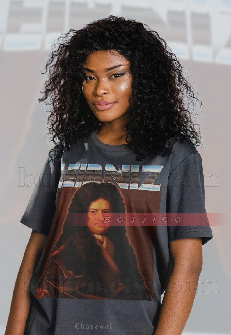 Gottfried Leibniz Philosopher Shirt, Mathematician Tribute Tee, Diplomat Gift, Great Thinkers T-Shirt, Leibniz Fan Apparel