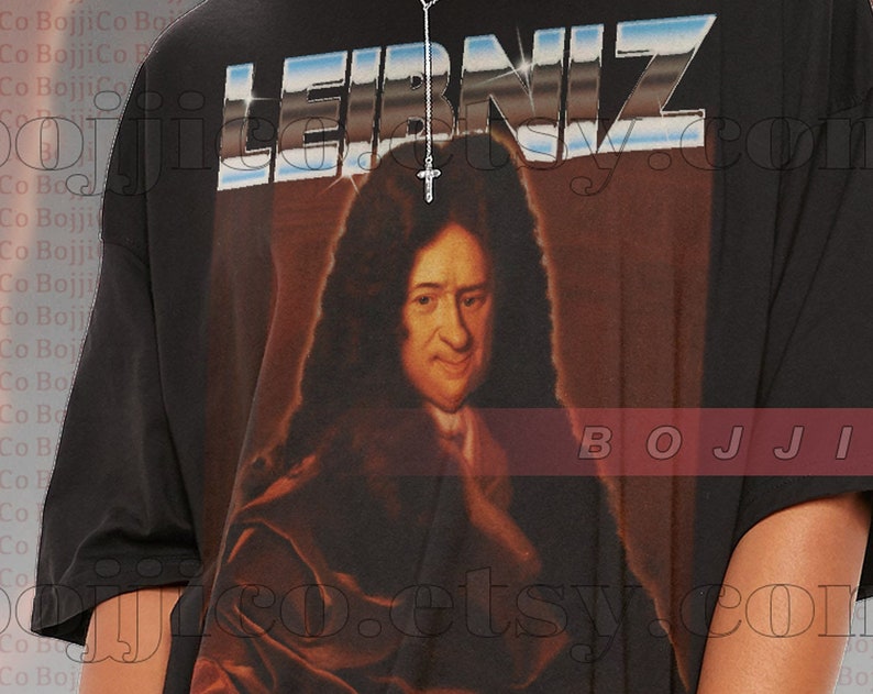 Gottfried Leibniz Philosopher Shirt, Mathematician Tribute Tee, Diplomat Gift, Great Thinkers T-Shirt, Leibniz Fan Apparel - Image 2