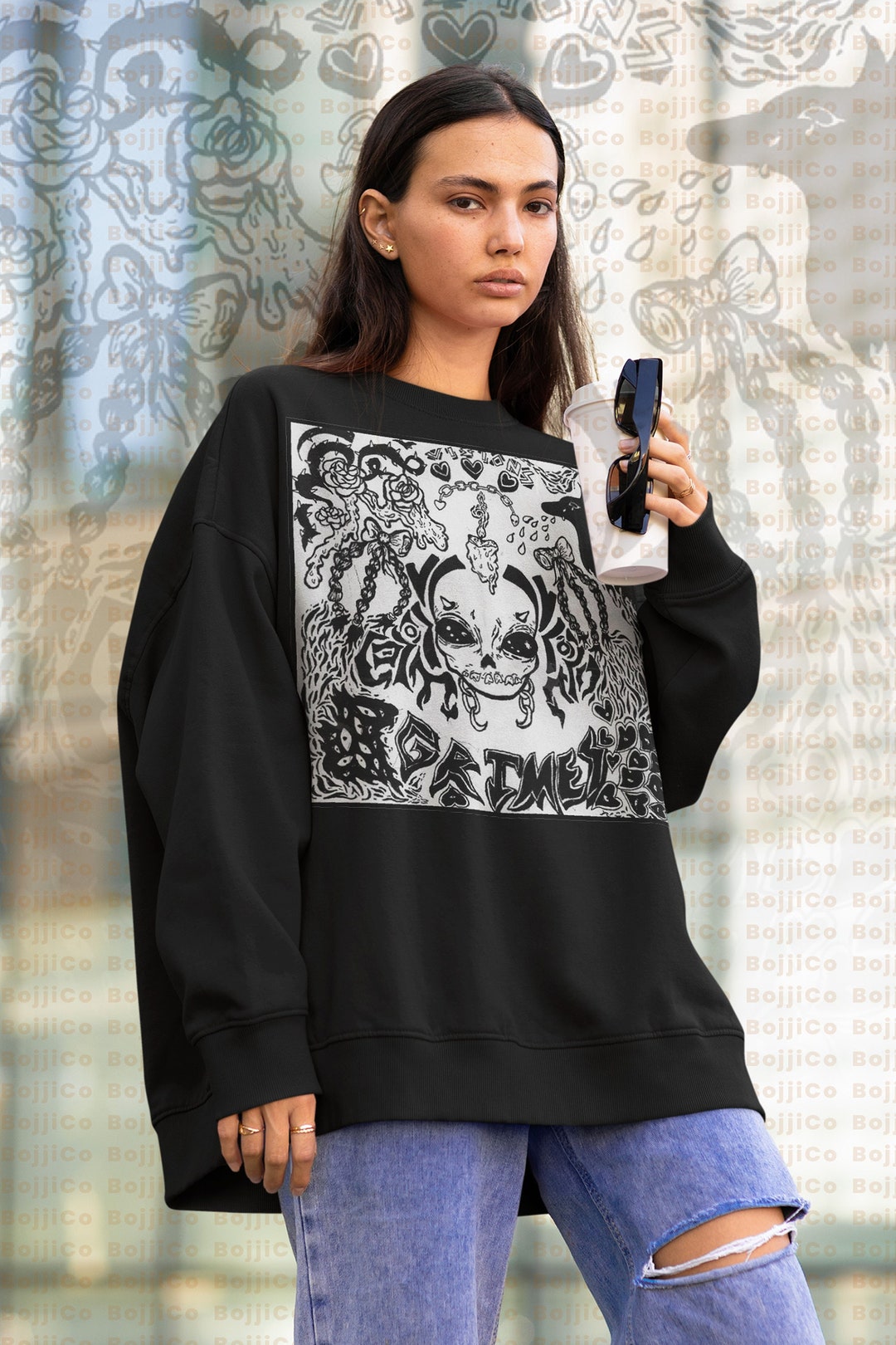 Grimes Vissionss Musician Sweater, Retro Vintage Unisex Sweatshirt with Fan Gift quote