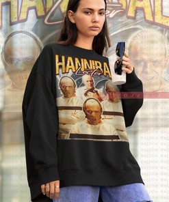 HANNIBAL LECTER Fan Sweatshirt, Red Dragon Sweater with Anthony Hopkins Tees and Horror Movie Tshirt