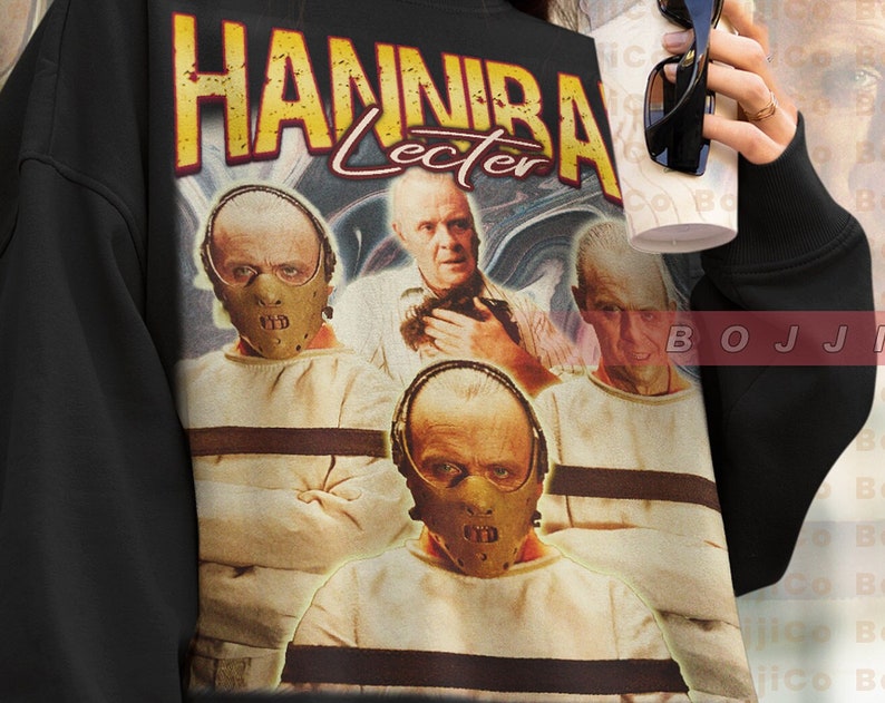 HANNIBAL LECTER Fan Sweatshirt, Red Dragon Sweater with Anthony Hopkins Tees and Horror Movie Tshirt - Image 2