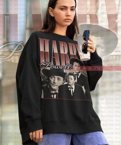 HARRY POWELL Retro Film Sweatshirt, The Night of the Hunter Hoodie with Robert Mitchum Fan Tees and Davis Grubb Novelist