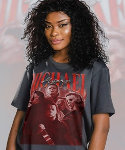 Halloween Horror Tee - Retro 90s Sweater for Horror Fans