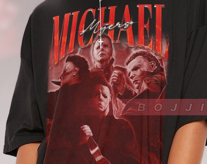 Halloween Horror Tee - Retro 90s Sweater for Horror Fans - Image 2