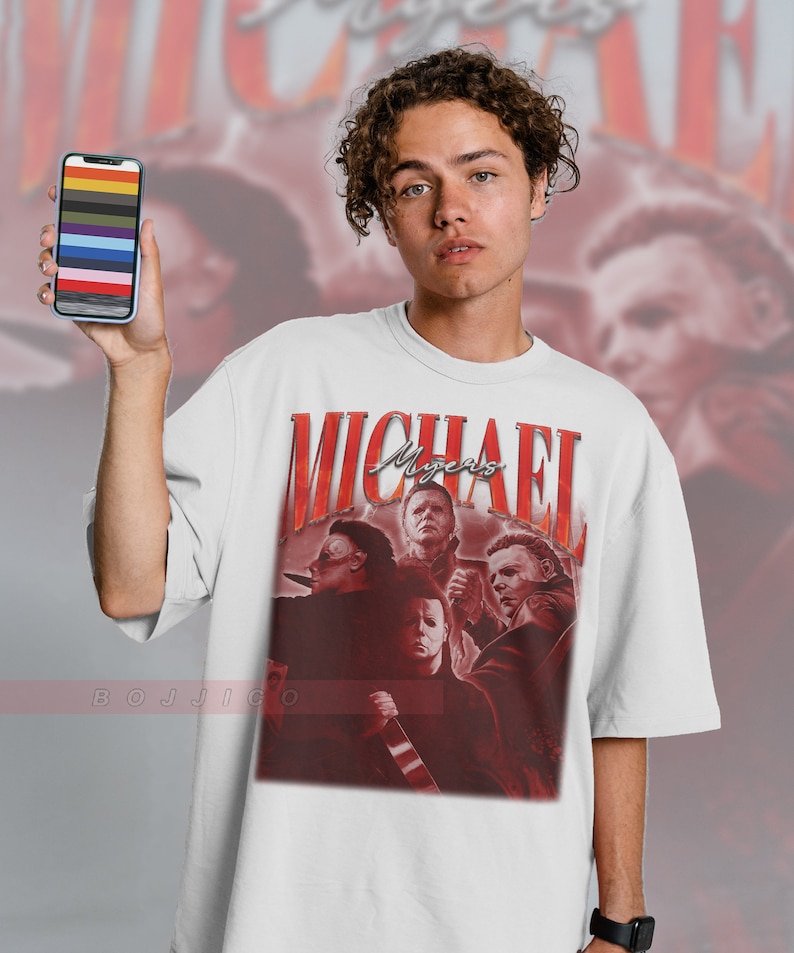 Halloween Horror Tee - Retro 90s Sweater for Horror Fans - Image 3