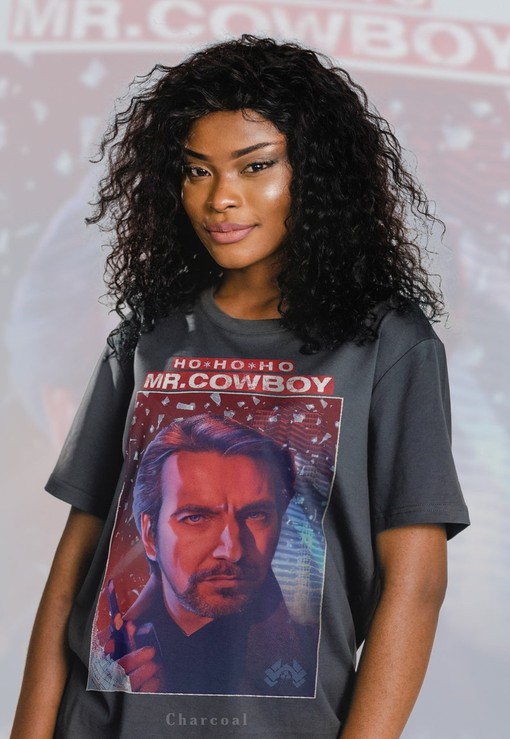 Hans Gruber Die Hard Retro Shirt - Hohoho Mr Cowboy Alan Rickman Tee