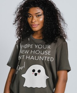 Haunted New Neighbor Housewarming Shirt - Funny New Homeowner Congratulations Tee