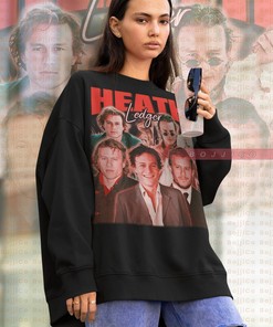 Heath Ledger Tribute Sweatshirt, Vintage Homage Shirt, Ledger Fan Sweater, Merch Gift for Fans