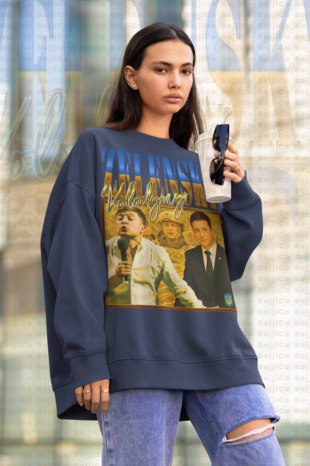 Homage Sweatshirt for Zelensky Fans - Ukraine President Shirt