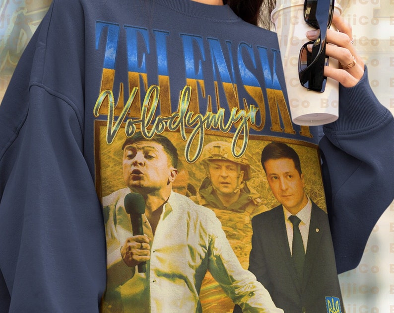 Homage Sweatshirt for Zelensky Fans - Ukraine President Shirt - Image 2