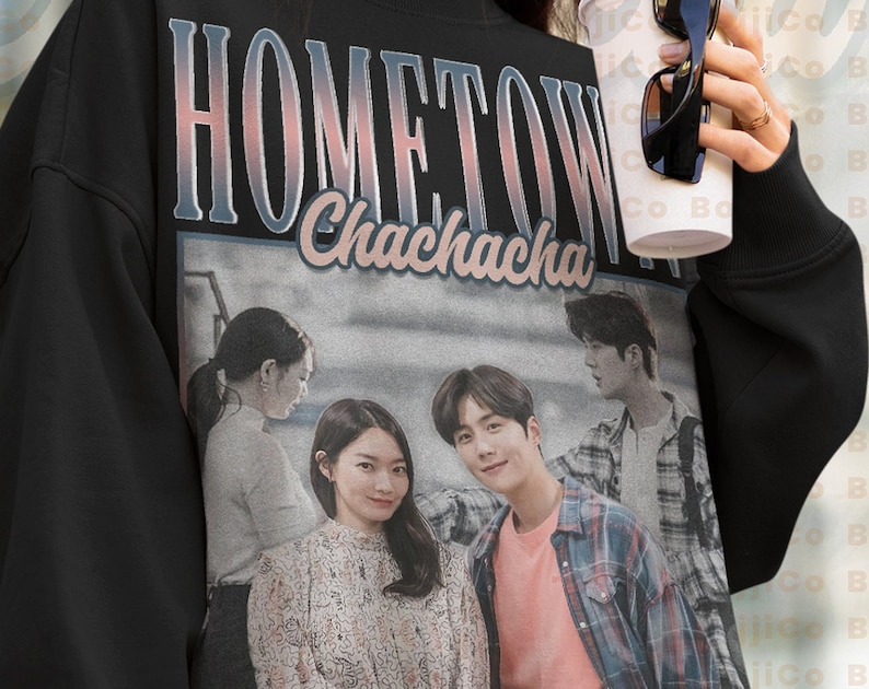 Hometown CHACHACHA Kim Seon-ho Sweatshirt, Homage Sweater with Hong Du-sik and Shin Min-a for Fans of the Korean TV show - Image 2