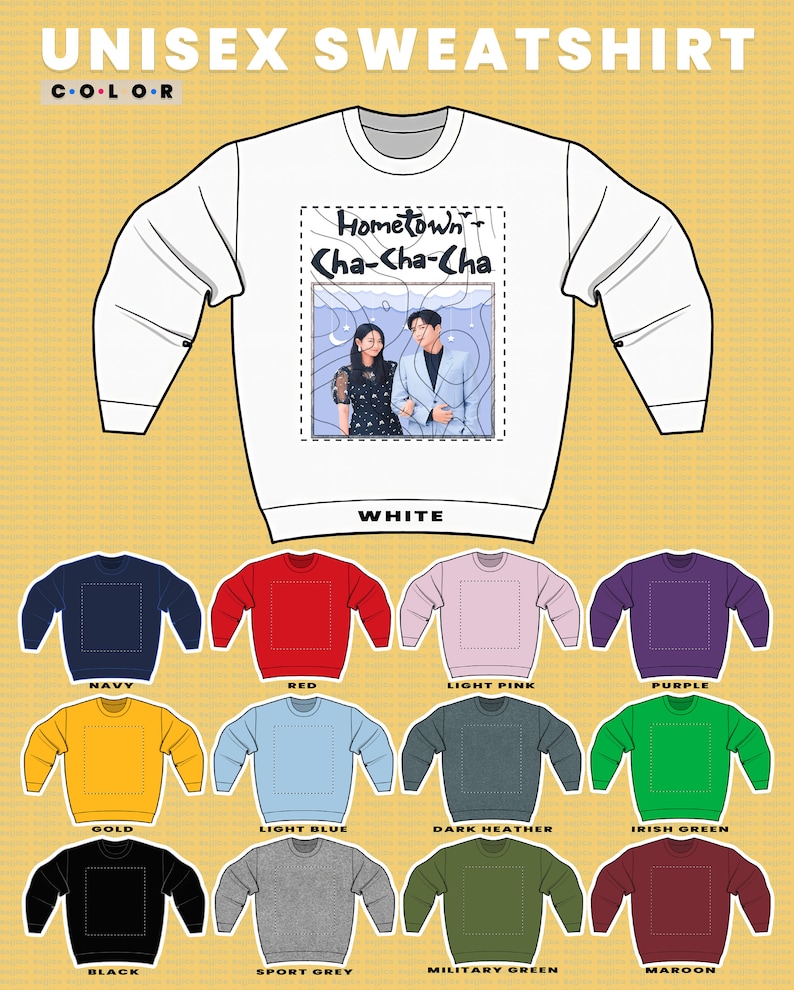 Hometown CHACHACHA Shirt - Kim Seon-ho & Shin Min-a Fan Gift, Hong Du-sik & Yoon Hye-Jin Shirt - Image 3
