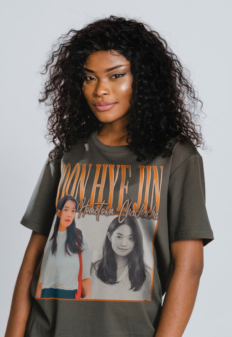 Hometown ChaChaCha Fan Tee, Korean Drama Shin Hye Jin Shirt - Bluefink