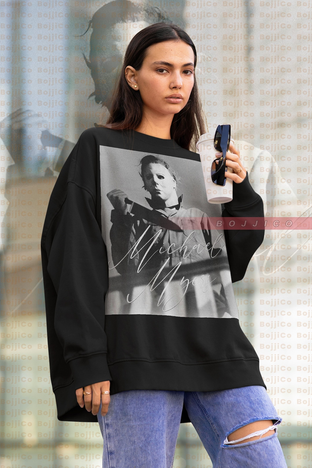 Horror Movie Michael Myers Sweatshirt - Vintage Retro Gift