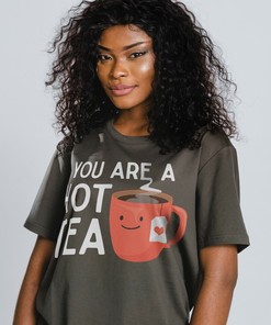 Hot Tea Couples Funny Tee, Valentine's Boyfriend Gift