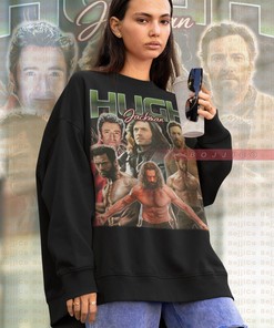Hugh Jackman Aussie Actor Sweatshirt - Retro 90s TV Series Sweater & Homage T-Shirt, Hugh Jackman Merchandise Hoodie