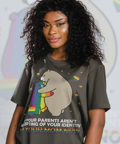 Humorous PRIDE Months Unisex Tee, Parental Symbol Apparel for Fans