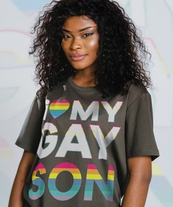 I Love My Gay Son LGBT Pride Unisex Tee, Funny Gay Rainbow Shirt for Fans