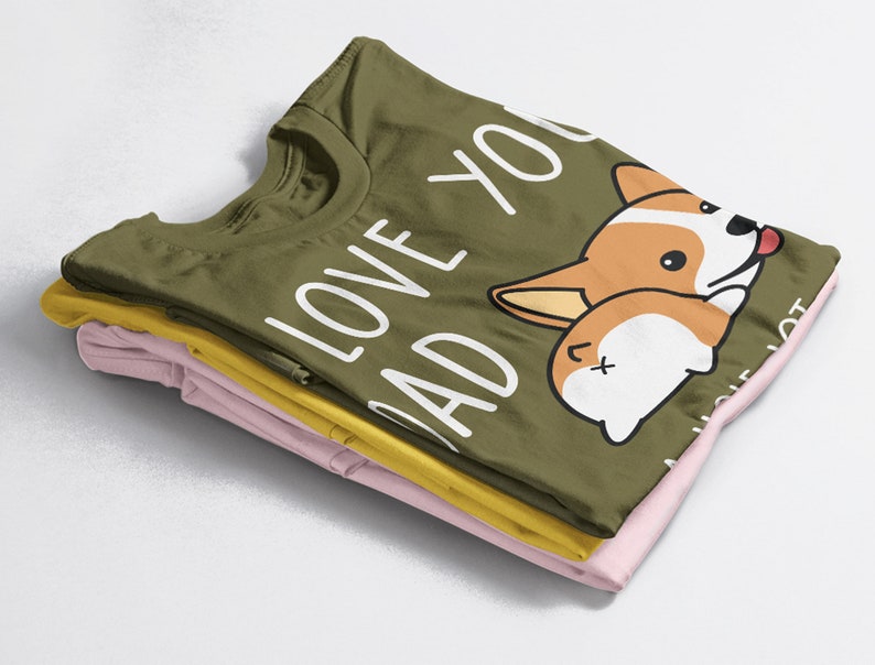 I Love You Dad, A Hole Lot Unisex Tee, Sarcasm Dad Shirt, Funny Dog Graphic Shirt - Image 4