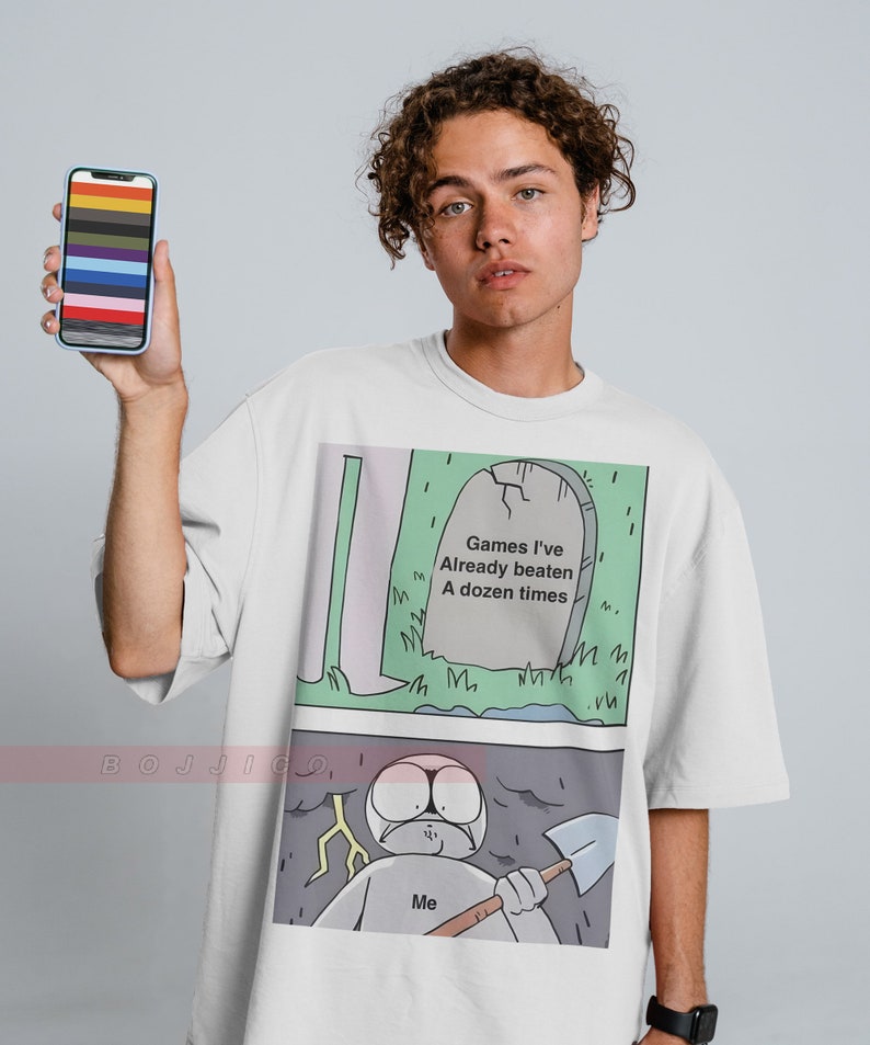 I Paused My Game To Be Here T-Shirt, Funny Gaming Unisex Tee Gift for Fans - Image 3