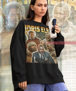 Idris Elba OBE Sweater - The Wire, Nelson Mandela Fan Tees & Retro 90s Shirt, Idris Elba Homage Sweatshirt