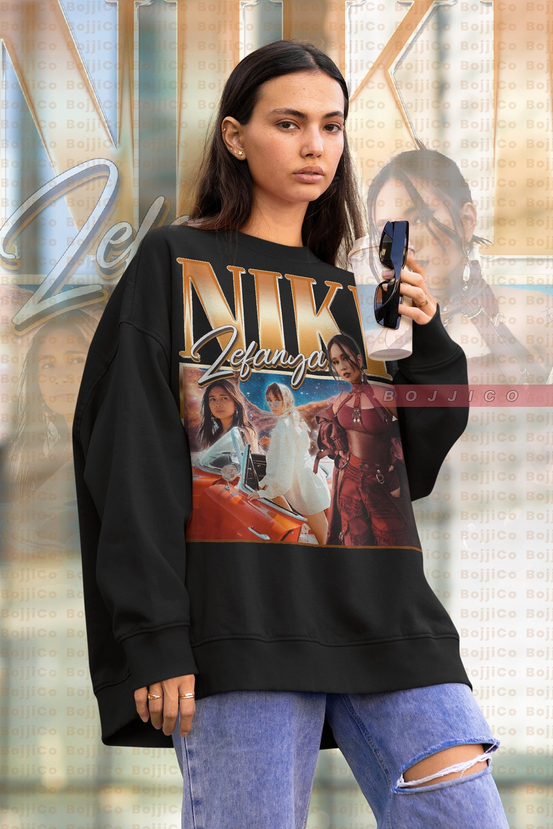 Indonesian RnB Rapper Niki Zefanya Sweatshirt - Music Fan Gift