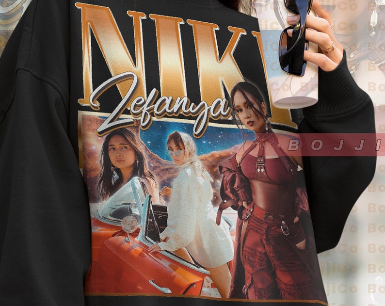 Indonesian RnB Rapper Niki Zefanya Sweatshirt - Music Fan Gift - Image 2