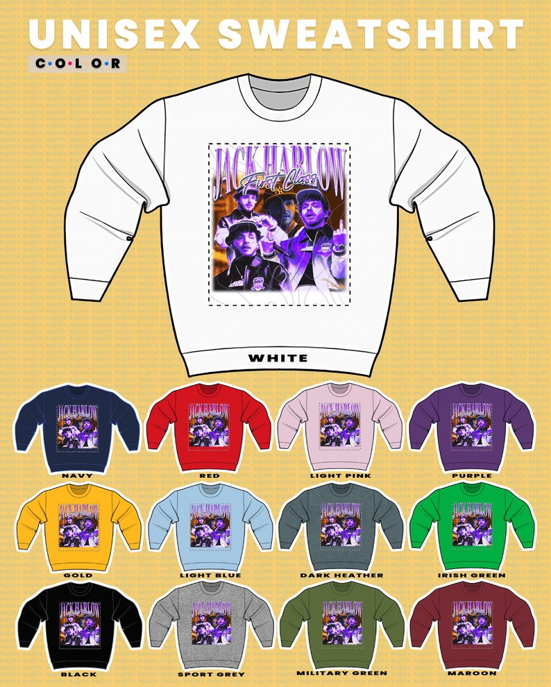 Industry Baby Sweater - Jack Harlow Rapper Hip Hop ft. Doobie Style 90s Shirt, Homage Hangout Sweatshirt for Fans - Image 3