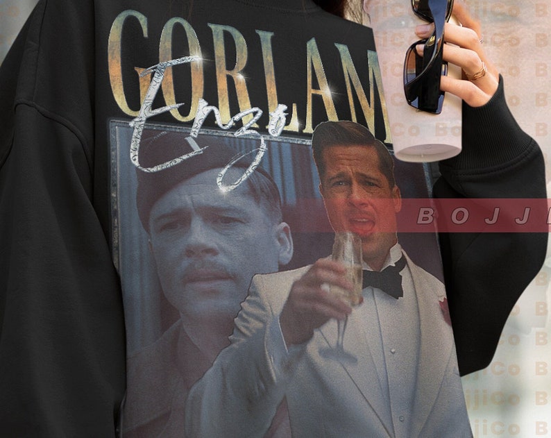 Inglorious Basterds Sweatshirt, Brad Pitt Sweater with Aldo The Apache and Lt Aldo Raine - Image 2