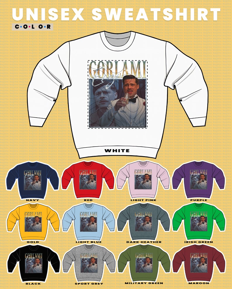 Inglorious Basterds Sweatshirt, Brad Pitt Sweater with Aldo The Apache and Lt Aldo Raine - Image 3